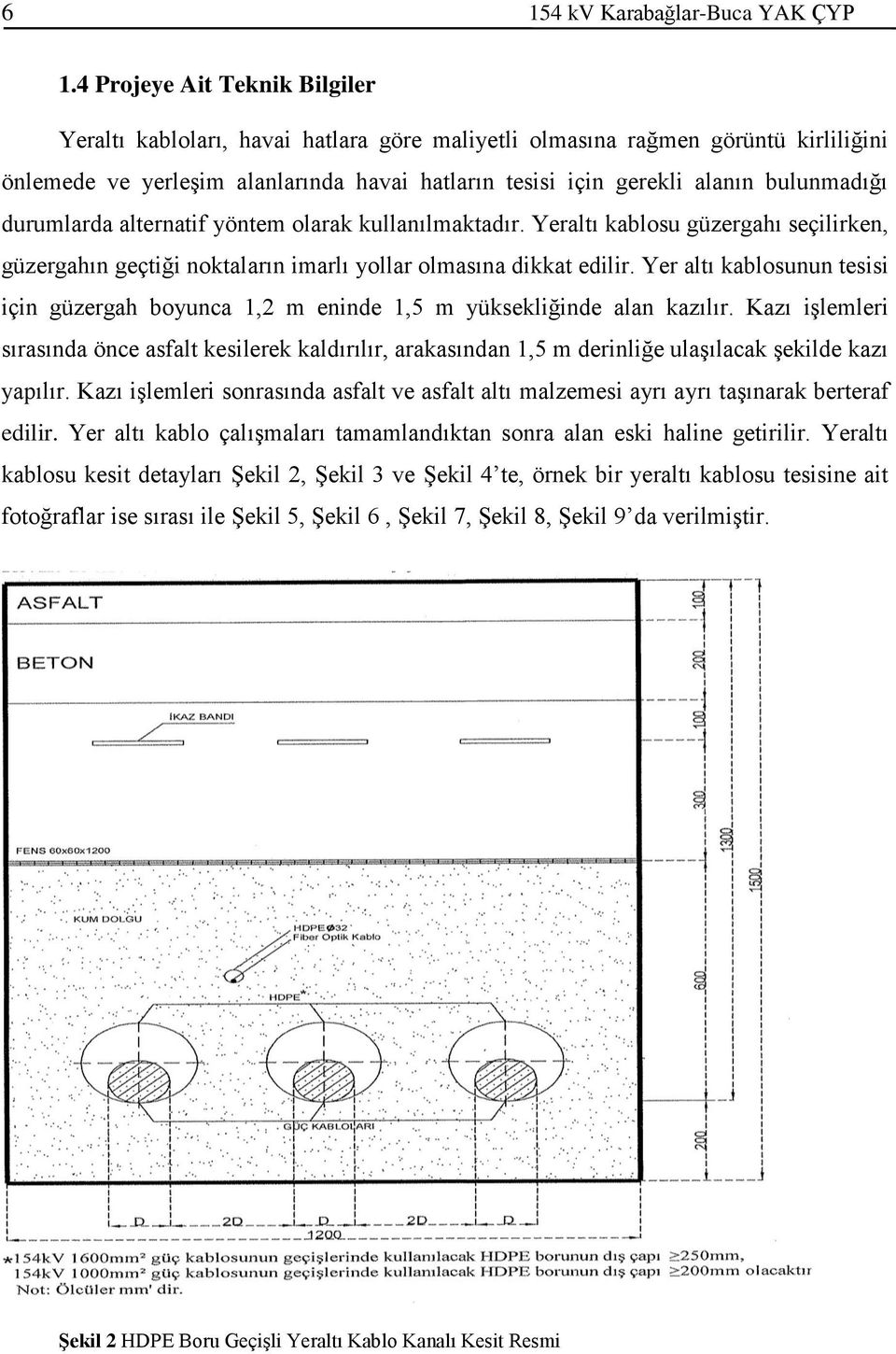 bulunmadığı durumlarda alternatif yöntem olarak kullanılmaktadır. Yeraltı kablosu güzergahı seçilirken, güzergahın geçtiği noktaların imarlı yollar olmasına dikkat edilir.