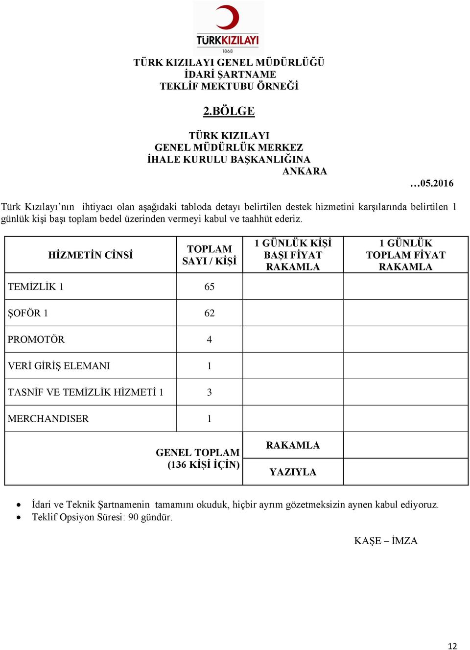 vermeyi kabul ve taahhüt ederiz.