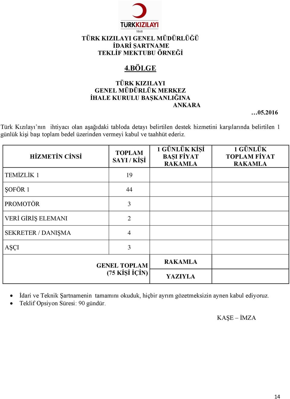 vermeyi kabul ve taahhüt ederiz.