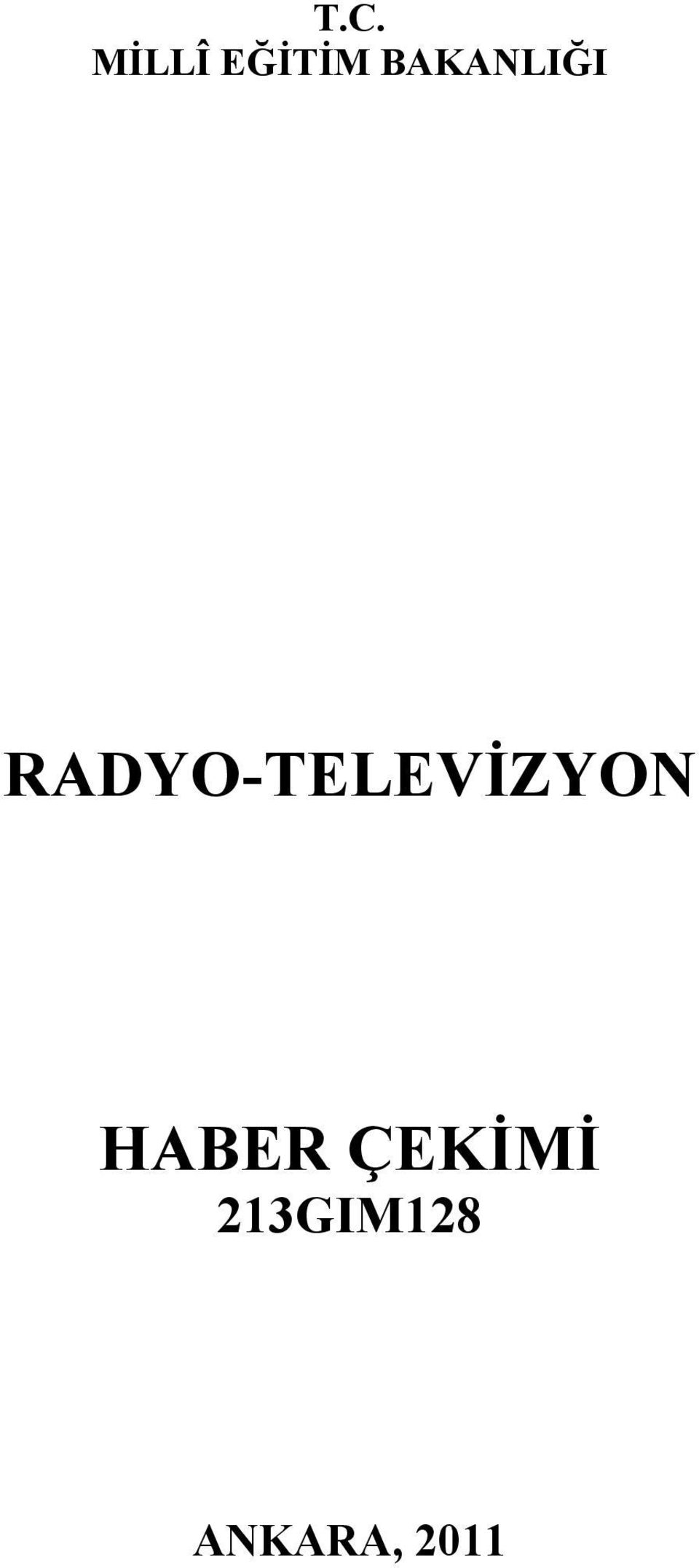 RADYO-TELEVİZYON