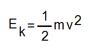 Cismin kütlesi (m) ve hızının karesi (v 2 ) ile