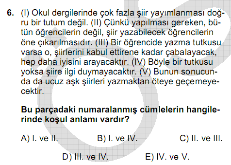 99 Yandaki madde aşağıda verilen konu alanlarından hangisini ölçmektedir? İşaretleyiniz.