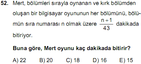 129 Yandaki madde aşağıda verilen konu alanlarından hangisini ölçmektedir? İşaretleyiniz.