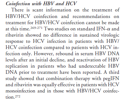 Standart / Peg IFN + ribavirin: HCV