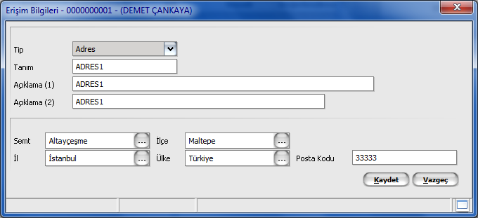 Düzey Açıklaması Açıklama Düzey ile ilgili açıklamanın girildiği alandır. Seçilen yabancı dil tanımının adıdır. Yabancı dil kodu belirtildiğinde açıklaması bu alana aktarılır.