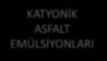 Asfalt Emülsiyonları Emülsiyon: Birbiri içerisinde çözünemeyen iki sıvıdan birinin ötekisi içerisinde küçük küre tanecikleri halinde üniform halde dağılmasıdır.