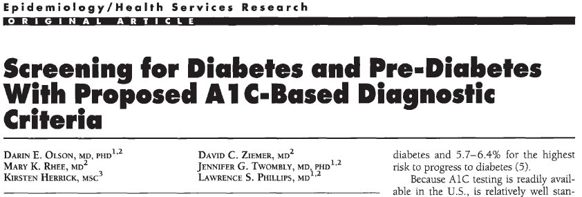 HbA1c ve OGTT DM % 70 % 5,2 PreDM %82