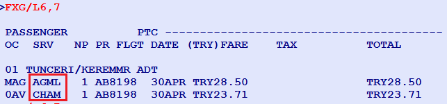 Extra Air Services ; (Örnek PETC,AVIH, BIKE ve Içecek türü özel talepler görülür) 1- Yolcu seçimi yapılır. 2- Itinerary altında segment seçimi yapılır.gidiş ayrı dönüş ayrı tek tek seçilmelidir.