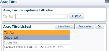 8.10.1 Departman Departmanların listelendiği menüdür. butonlarını kullanarak yeni bir departman ekleyebilir veya varolan departman üzerinde güncellemeler yapabilirsiniz.