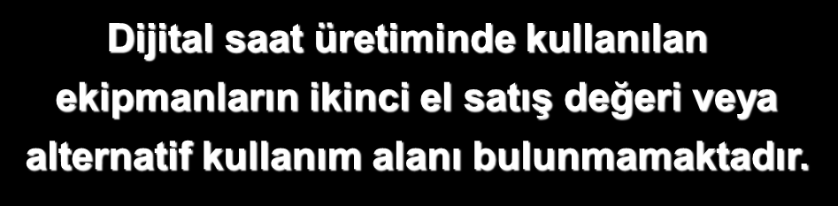 Bölüm İlavesi/Kapatması Küçük bir araştırma, hat kapatıldığı takdirde genel yönetim giderlerinin ve fabrika sabit maliyetlerinin (GÜM) aynı kalacağını göstermiştir.