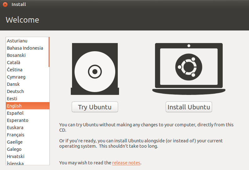 VI. BÖLÜM 6. Ubuntu 14.10 LTS İşletim Sistemi Kurulumu VMware Workstation 9.0 üzerinden oluşturulan openaccess isimli sanal sucu başlatıldıktan sonra Ubuntu 14.