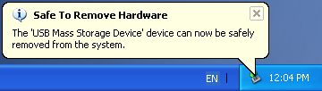 Bilgisayardan Sökmek CD/DVD Yazıcısını, disk dönerken HİÇBİR ZAMAN bilgisayardan çıkarmayın. 1. Sistem tepsisi üzerinde bulunan Donanım ikonunu seçin. 2.