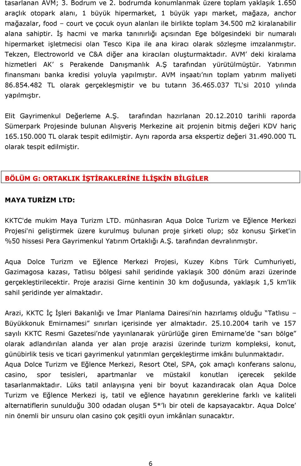 İş hacmi ve marka tanınırlığı açısından Ege bölgesindeki bir numaralı hipermarket işletmecisi olan Tesco Kipa ile ana kiracı olarak sözleşme imzalanmıştır.