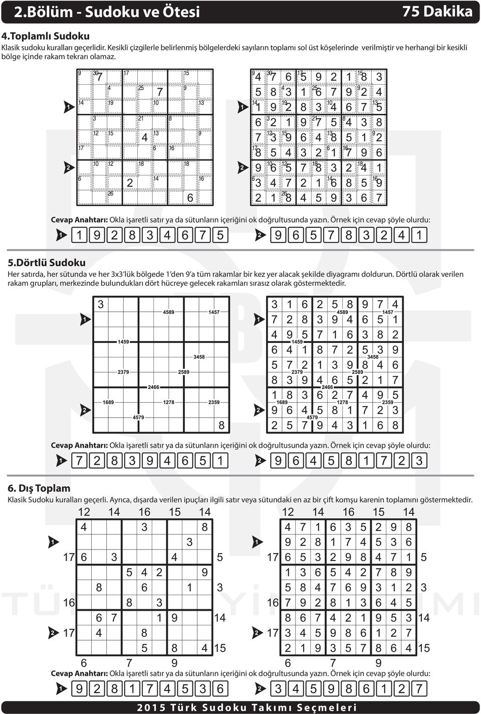 6 6 9 8 8 6 9 9 8 6 6 9 8 9 6 8 8 9 6 9 6 8 6 8 9 8 9 6 9 8 6 9 6 8.Dörtlü Sudoku Her satýrda, her sütunda ve her x lük bölgede den 9 a tüm rakamlar bir kez yer alacak þekilde diyagramý doldurun.