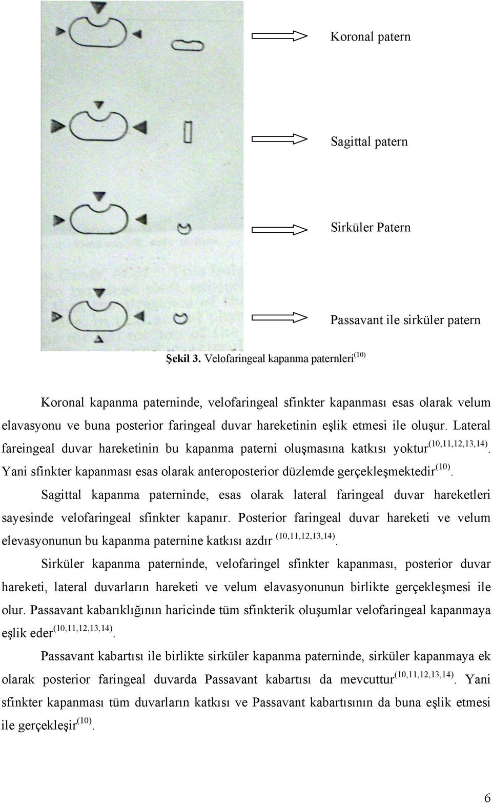 Lateral fareingeal duvar hareketinin bu kapanma paterni oluşmasına katkısı yoktur (10,11,12,13,14). Yani sfinkter kapanması esas olarak anteroposterior düzlemde gerçekleşmektedir (10).