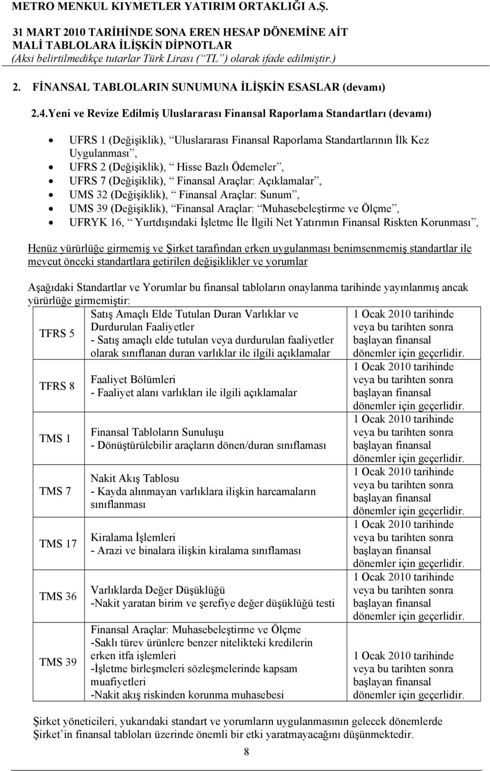 Ödemeler, UFRS 7 (Değişiklik), Finansal Araçlar: Açıklamalar, UMS 32 (Değişiklik), Finansal Araçlar: Sunum, UMS 39 (Değişiklik), Finansal Araçlar: Muhasebeleştirme ve Ölçme, UFRYK 16, Yurtdışındaki