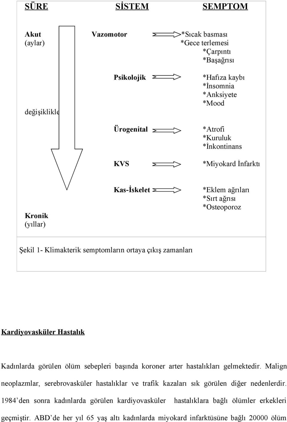 Kardiyovasküler Hastalık Kadınlarda görülen ölüm sebepleri başında koroner arter hastalıkları gelmektedir.