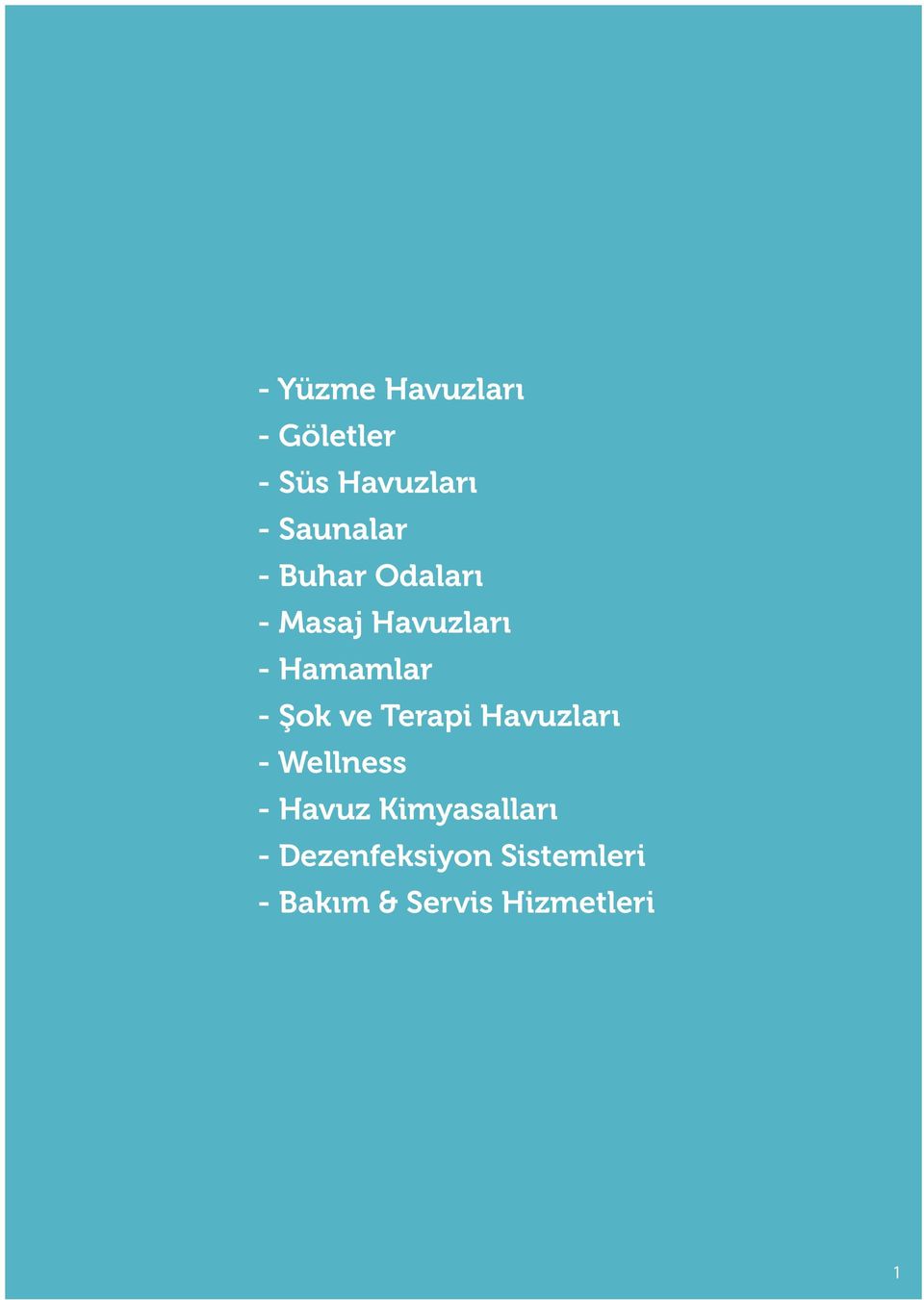 - Şok ve Terapi Havuzları - Wellness - Havuz