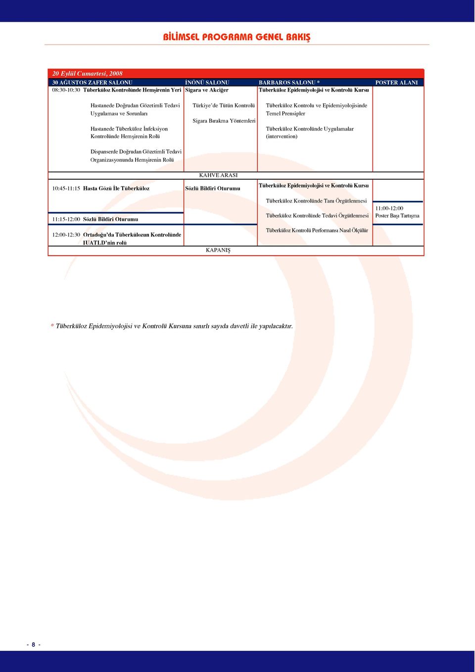 rakma Yöntemleri Tüberküloz Kontrolu ve Epidemiyolojisinde Temel Prensipler Tüberküloz Kontrolünde Uygulamalar (intervention) Dispanserde Do rudan Gözetimli Tedavi Organizasyonunda Hemflirenin Rolü