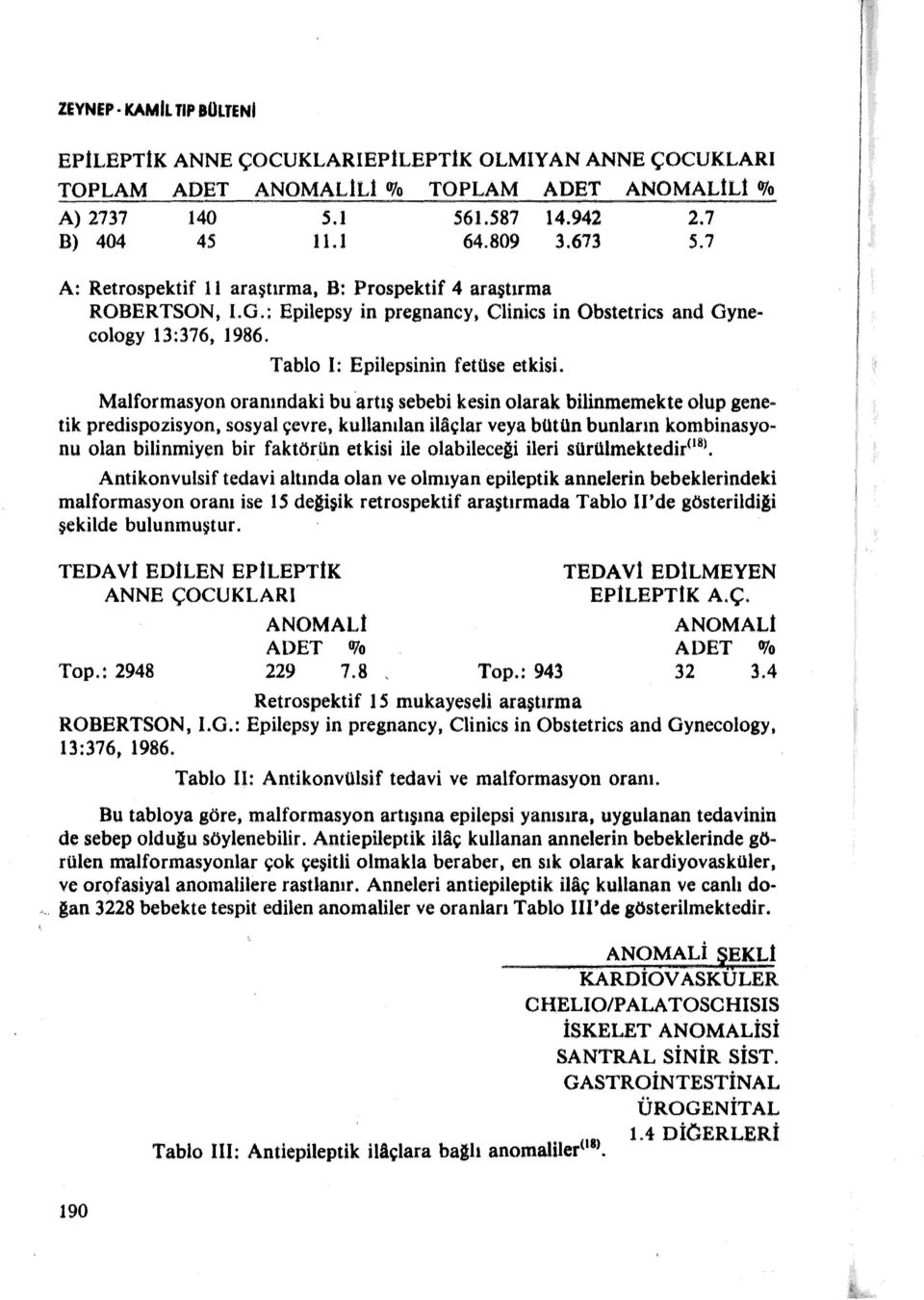 Malf ormasyon oranındaki bu artış sebebi kesin olarak bilinmemekte olup genetik predispozisyon, sosyal çevre, kullanılan iliçlar veya bütün bunların kombinasyonu olan bilinmiyen bir faktör.