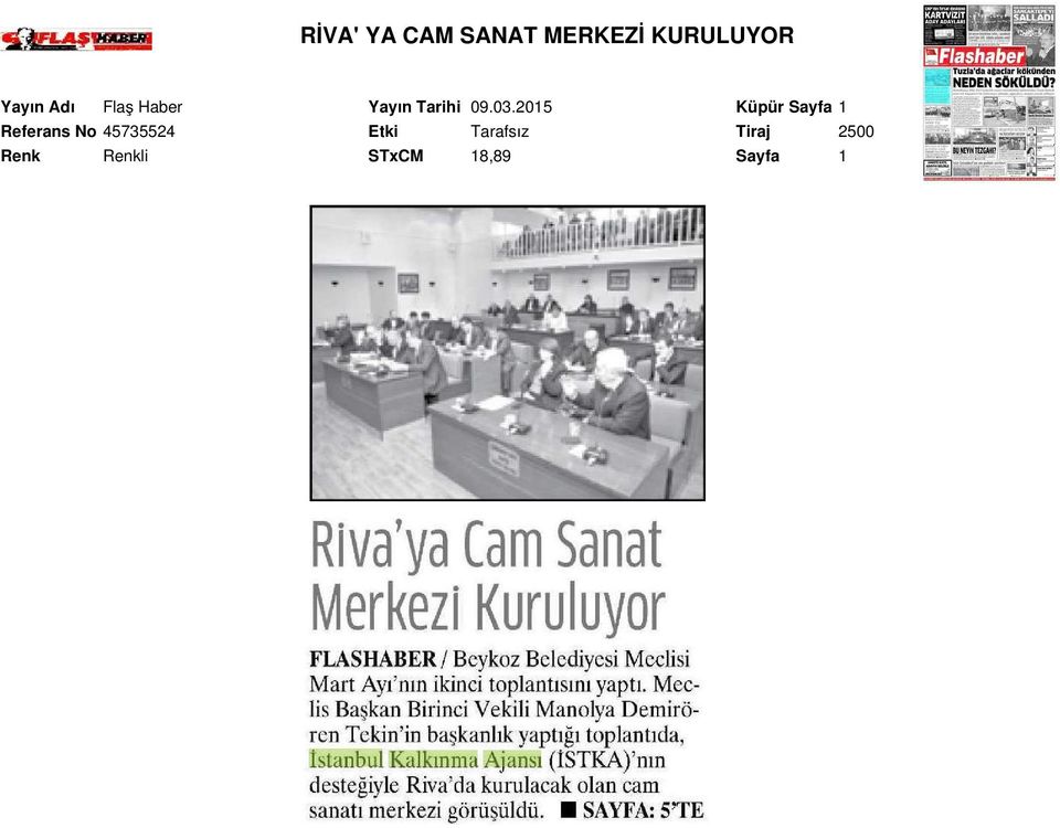 2015 Küpür Sayfa 1 Referans No 45735524