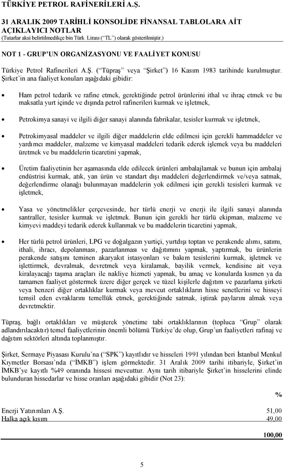 kurmak ve işletmek, Petrokimya sanayi ve ilgili diğer sanayi alanında fabrikalar, tesisler kurmak ve işletmek, Petrokimyasal maddeler ve ilgili diğer maddelerin elde edilmesi için gerekli hammaddeler