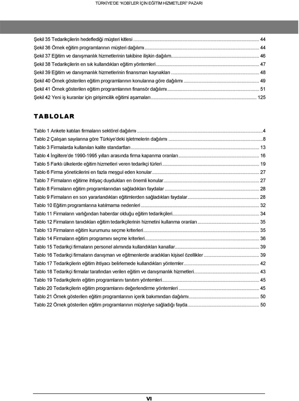 .. 48 Şekil 40 Örnek gösterilen eğitim programlarının konularına göre dağılımı... 49 Şekil 41 Örnek gösterilen eğitim programlarının finansör dağılımı.