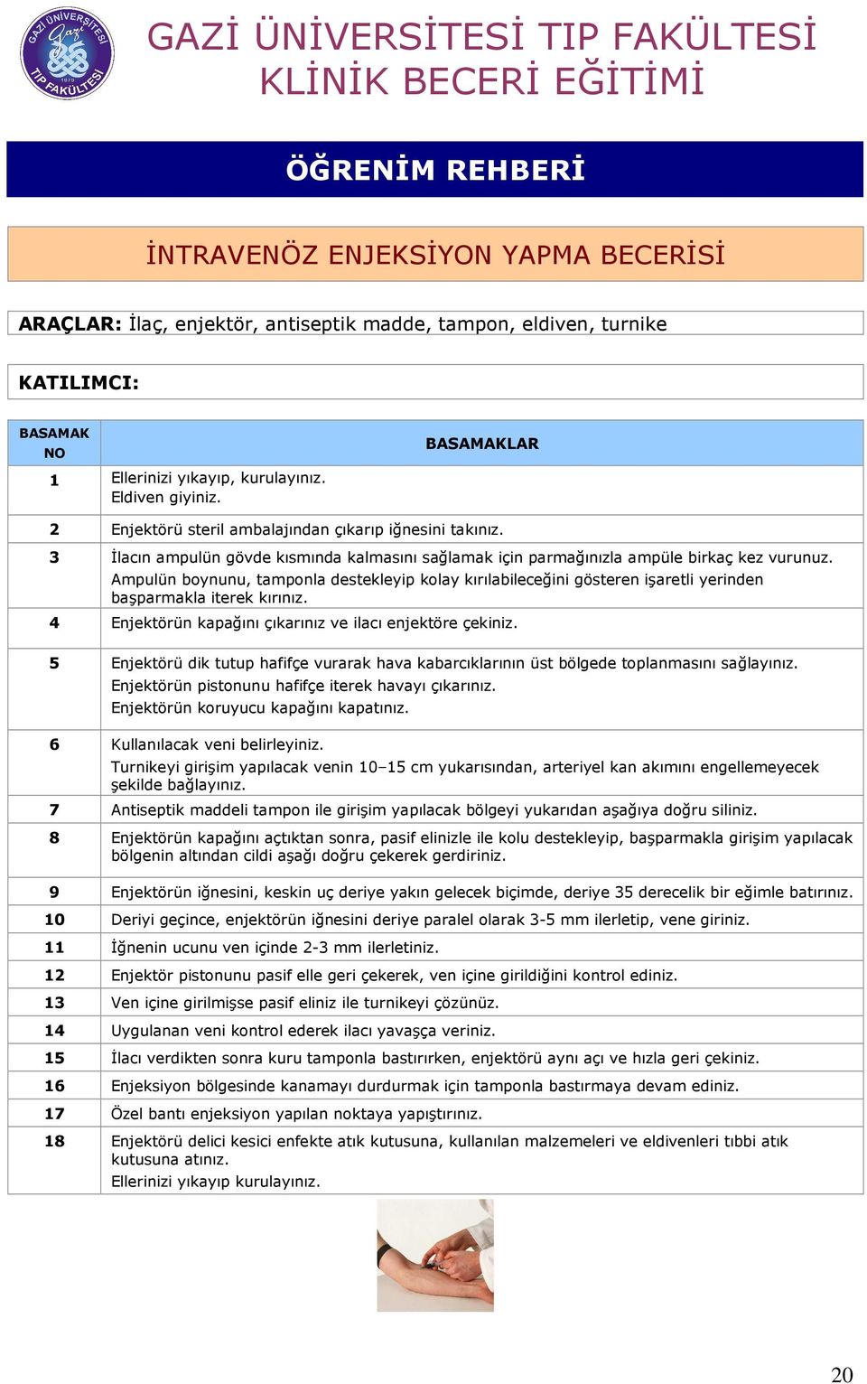 Ampulün boynunu, tamponla destekleyip kolay kırılabileceğini gösteren işaretli yerinden başparmakla iterek kırınız. 4 Enjektörün kapağını çıkarınız ve ilacı enjektöre çekiniz.