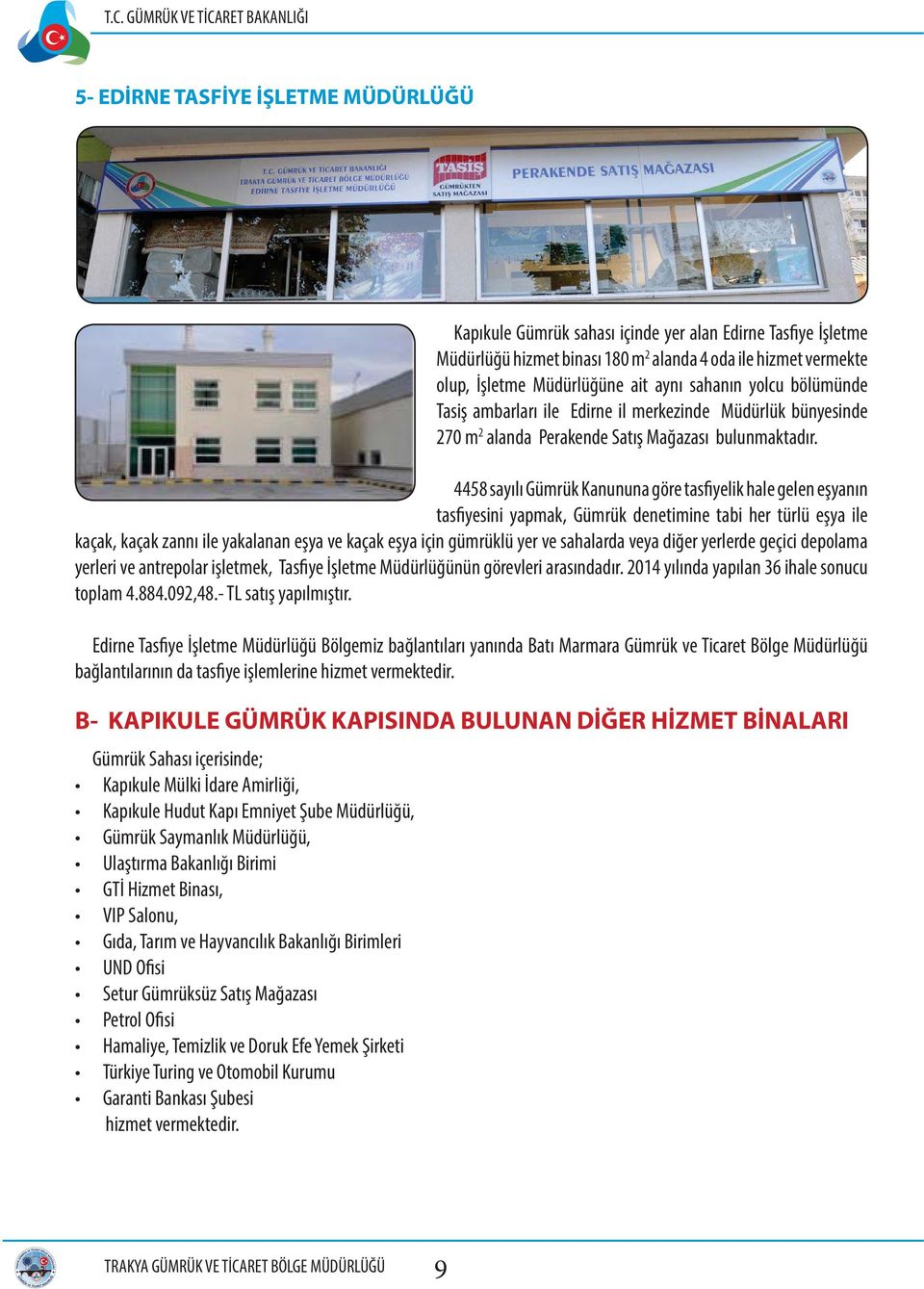 Temizlik ve Doruk Efe Yemek Şirketi Türkiye Turing ve Otomobil Kurumu Garanti Bankası Şubesi hizmet vermektedir.