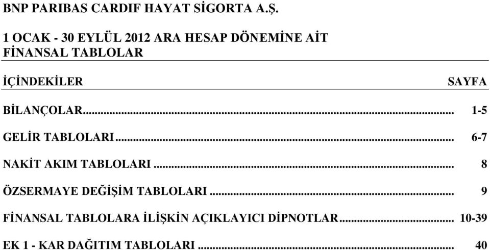 .. 6-7 NAKİT AKIM TABLOLARI.