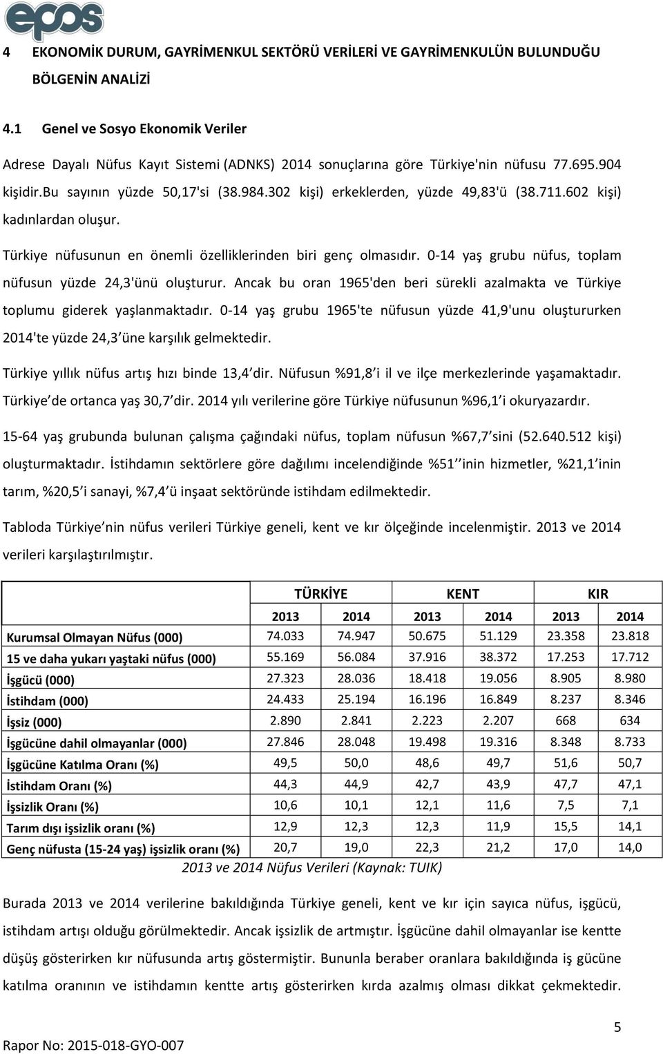 302 kişi) erkeklerden, yüzde 49,83'ü (38.711.602 kişi) kadınlardan oluşur. Türkiye nüfusunun en önemli özelliklerinden biri genç olmasıdır.