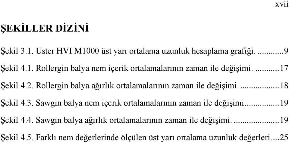 Sawgin balya nem içerik ortalamalarının zaman ile değişimi.... 19 Şekil 4.