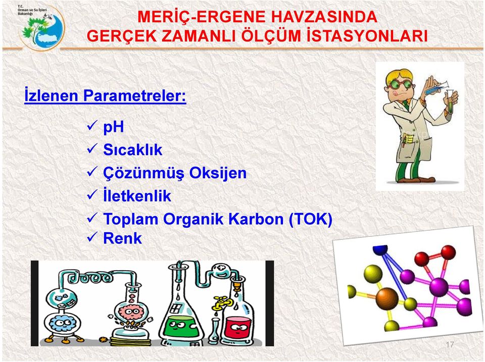 Parametreler: ph Sıcaklık Çözünmüş