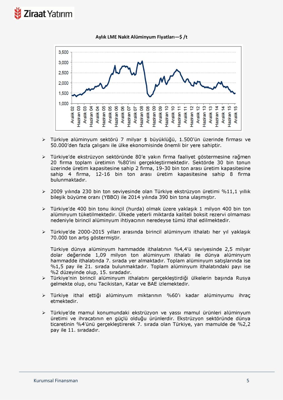 Sektörde 30 bin tonun üzerinde üretim kapasitesine sahip 2 firma, 19-30 bin ton arası üretim kapasitesine sahip 4 firma, 12-16 bin ton arası üretim kapasitesine sahip 8 firma bulunmaktadır.