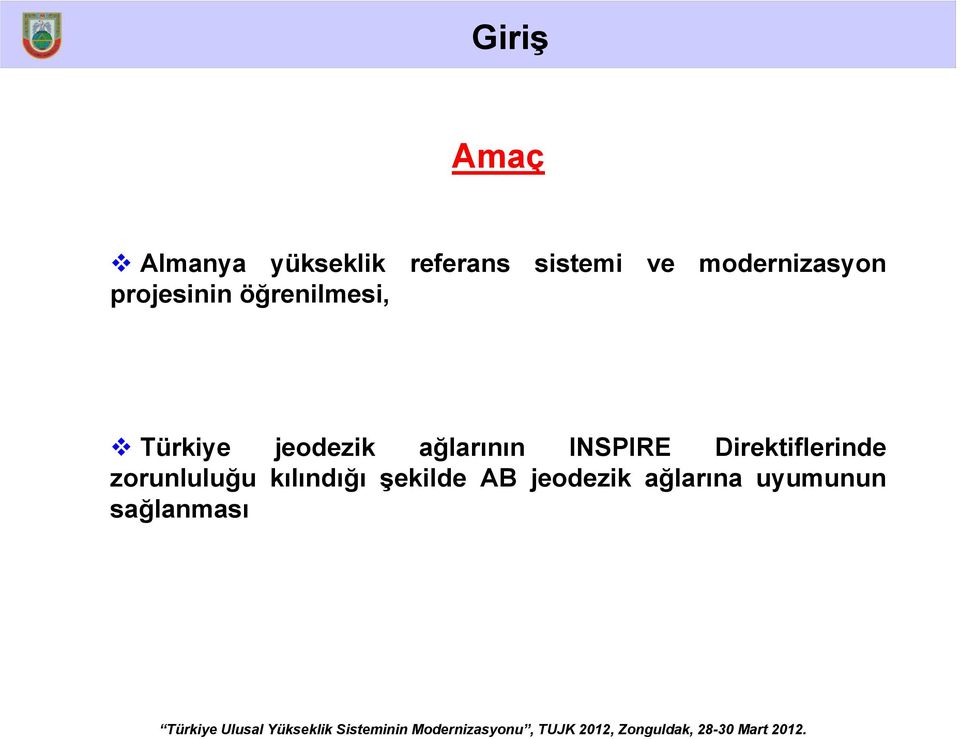 jeodezik ağlarının INSPIRE Direktiflerinde