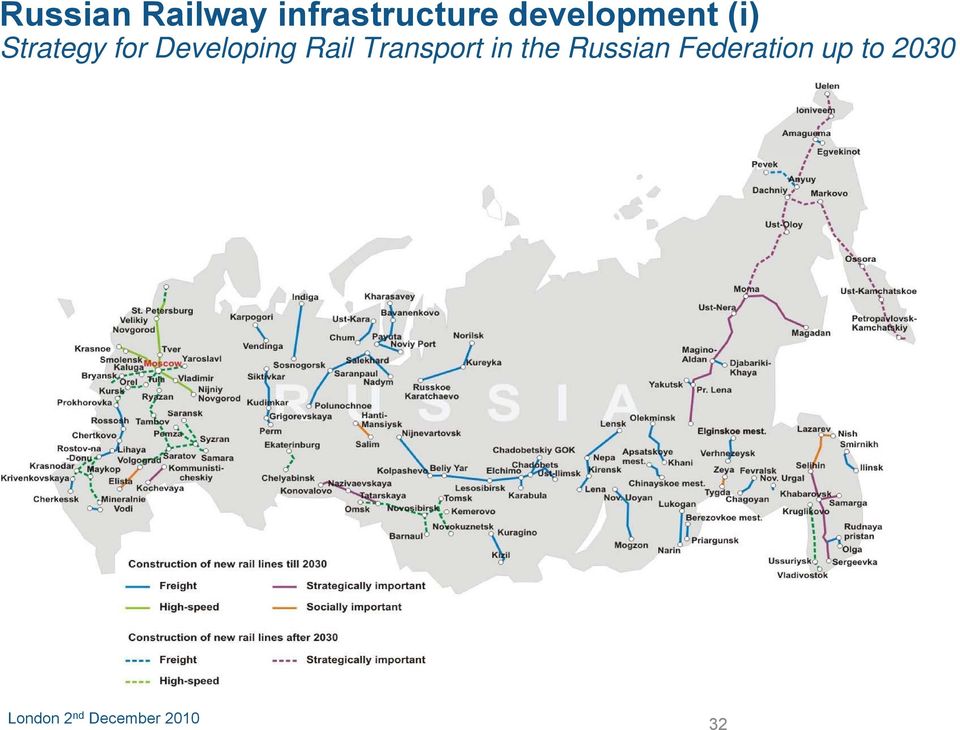 Strategy for Developing Rail Transport