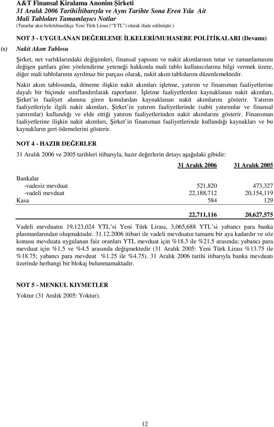 Nakit akım tablosunda, döneme ilişkin nakit akımları işletme, yatırım ve finansman faaliyetlerine dayalı bir biçimde sınıflandırılarak raporlanır.