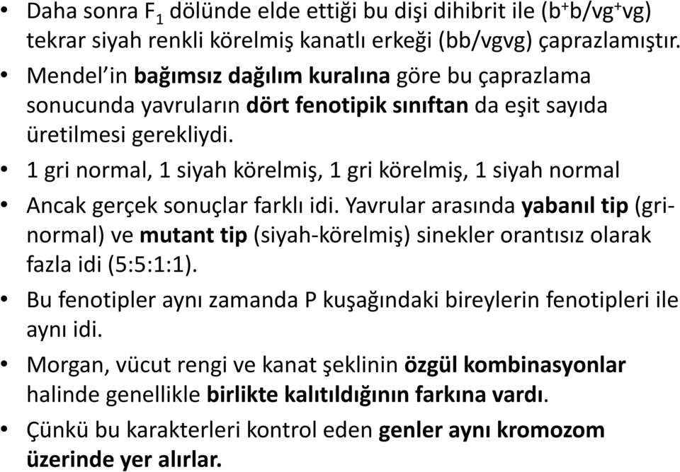 1 gri normal, 1 siyah körelmiş, 1 gri körelmiş, 1 siyah normal Ancak gerçek sonuçlar farklı idi.