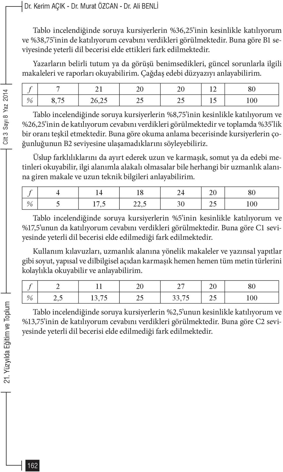 Çağdaş edebi düzyazıyı anlayabilirim.