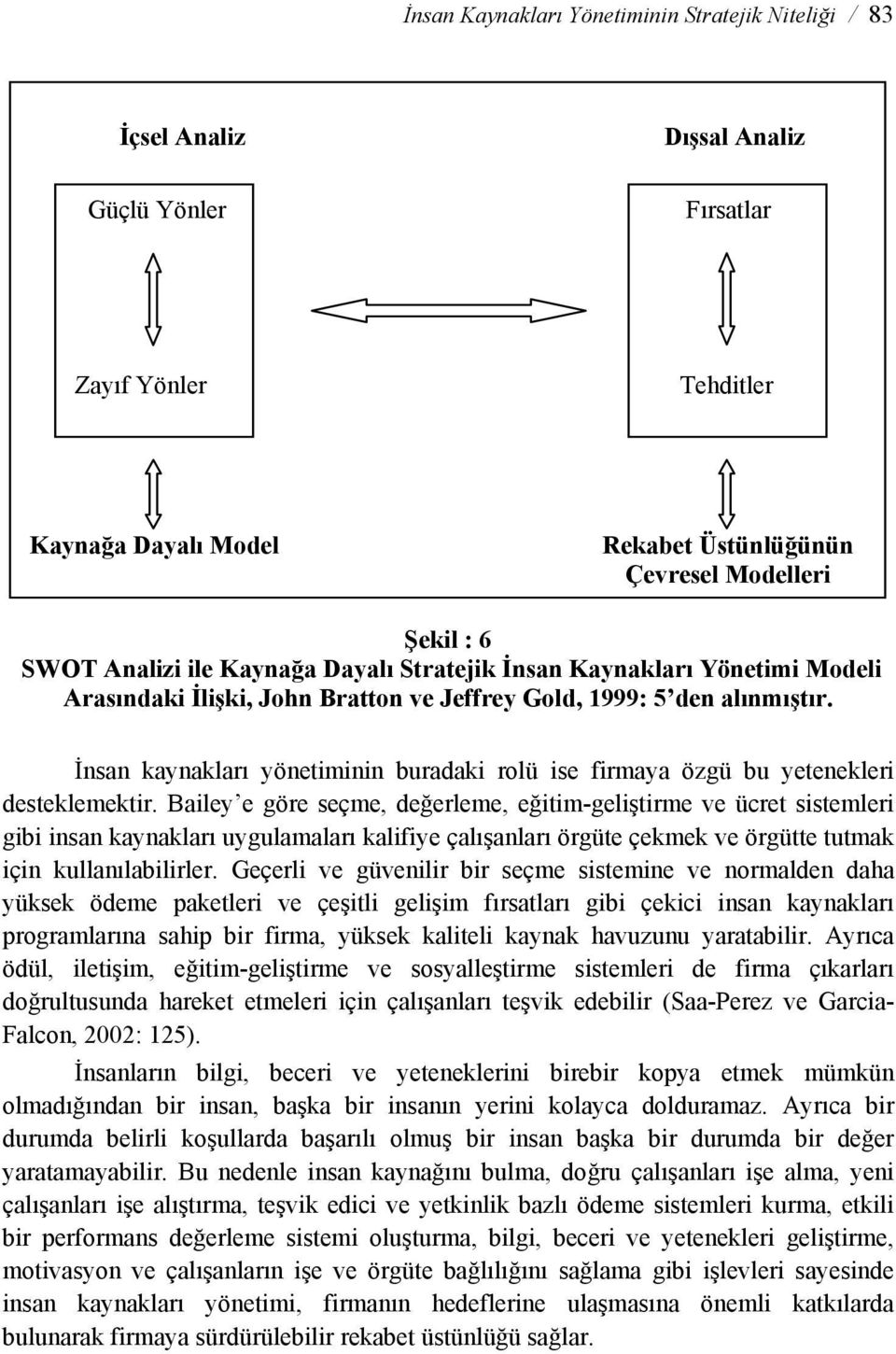 İnsan kaynakları yönetiminin buradaki rolü ise firmaya özgü bu yetenekleri desteklemektir.