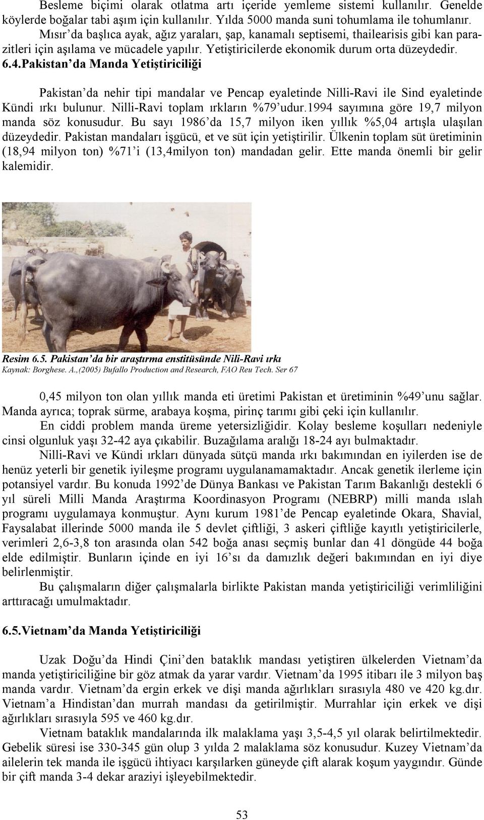 Pakistan da Manda Yetiştiriciliği Pakistan da nehir tipi mandalar ve Pencap eyaletinde Nilli-Ravi ile Sind eyaletinde Kündi ırkı bulunur. Nilli-Ravi toplam ırkların %79 udur.