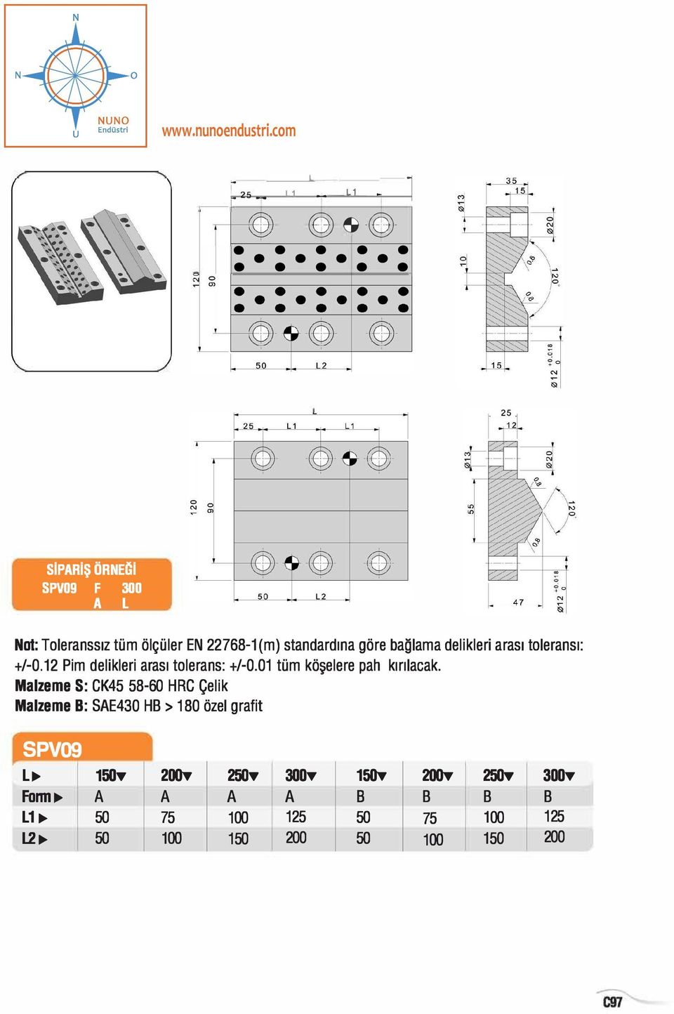 01 tüm köşelere pah kırılacak.