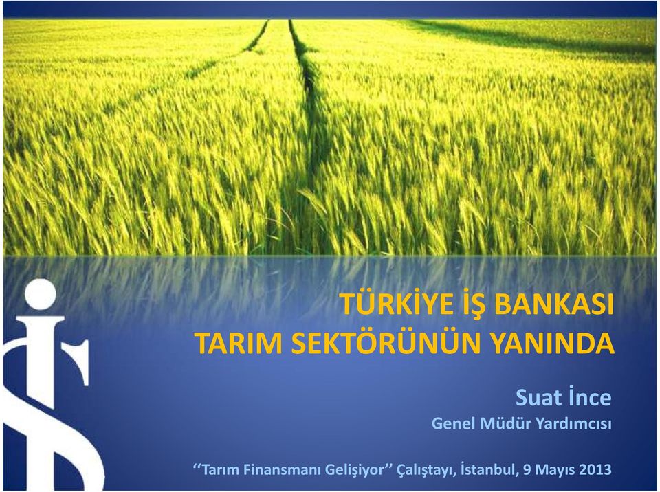 Müdür Yardımcısı Tarım Finansmanı