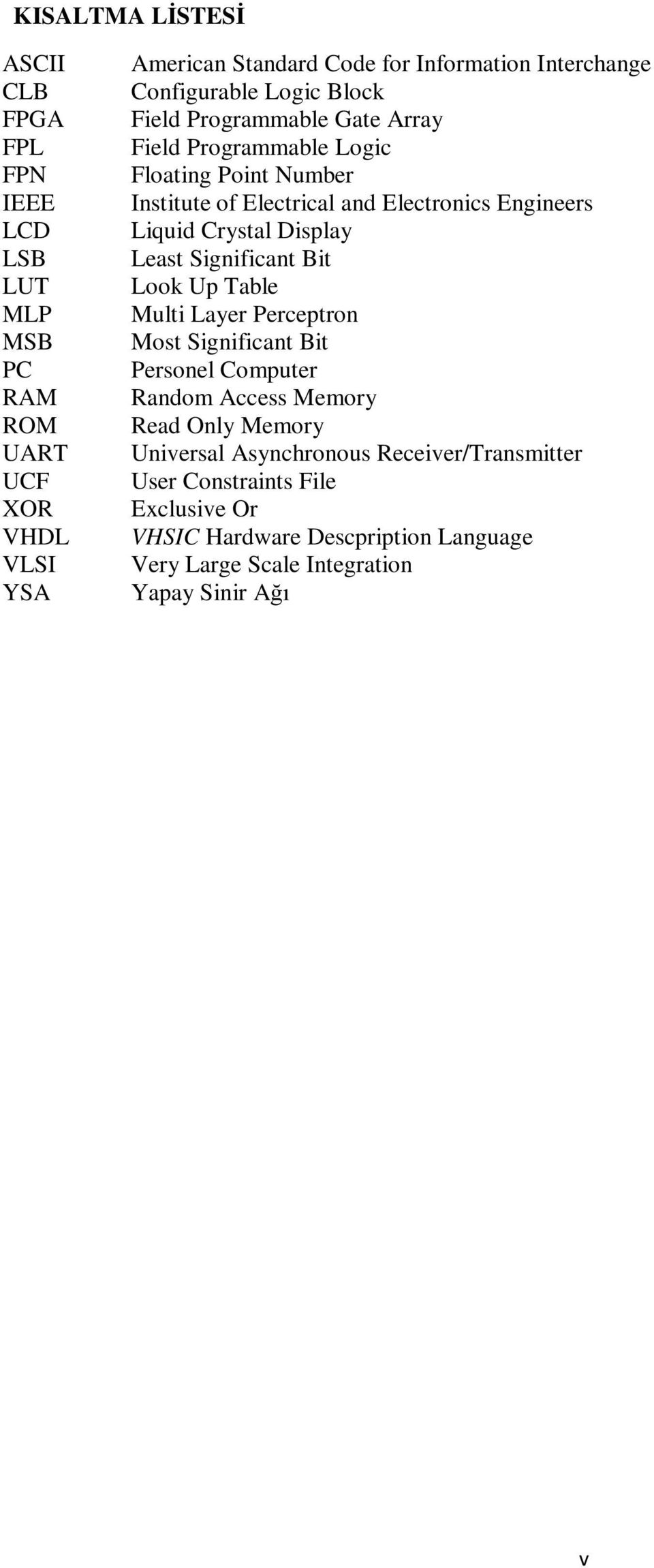 Liquid Crystal Display Least Significant Bit Look Up Table Multi Layer Perceptron Most Significant Bit Personel Computer Random Access Memory Read Only