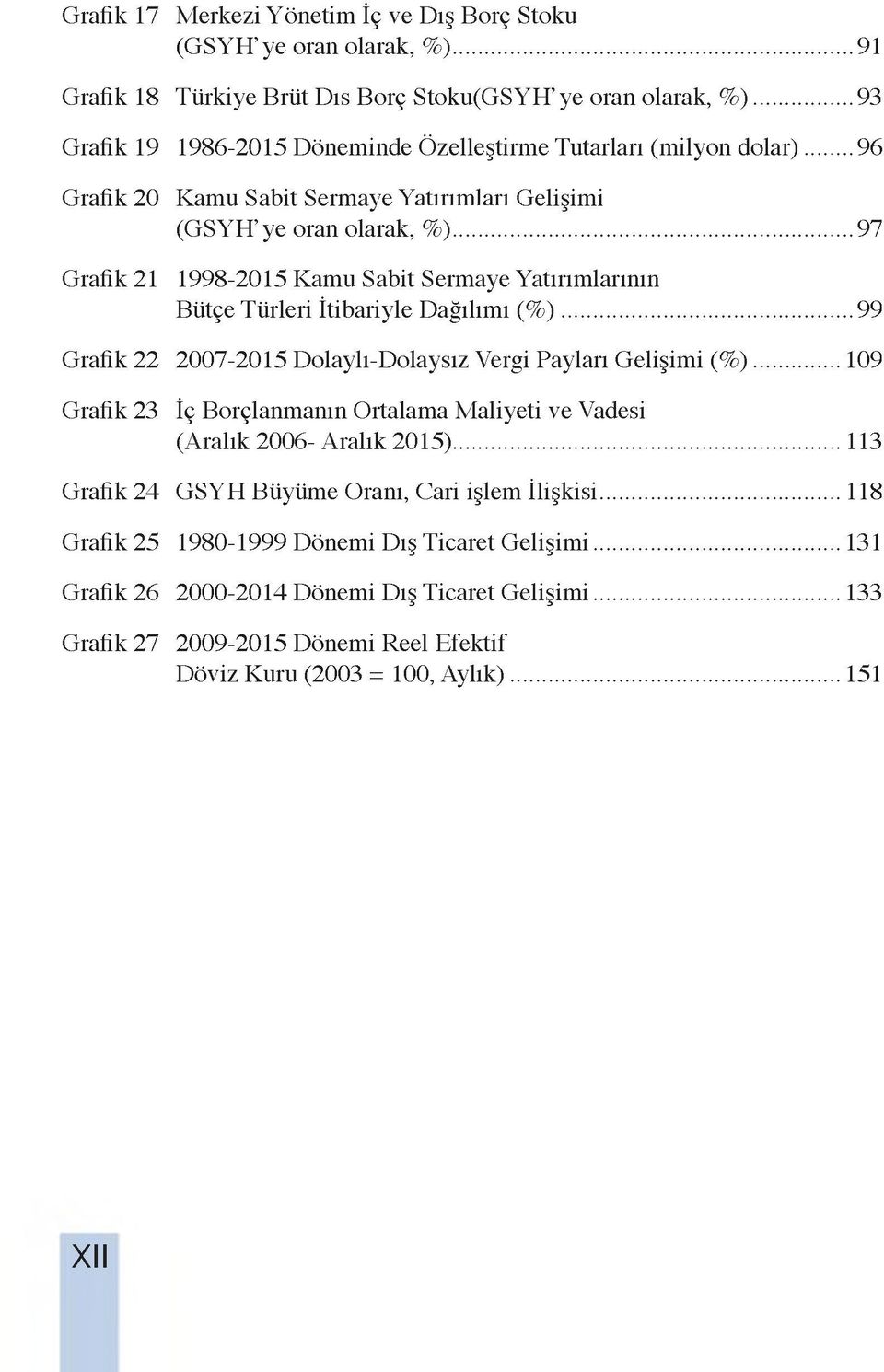 .. 97 1998-2015 Kamu Sabit Sermaye Yatırımlarının Bütçe Türleri İtibariyle Dağılımı (% )...99 Grafik 22 2007-2015 Dolaylı-Dolaysız Vergi Payları Gelişimi (% ).