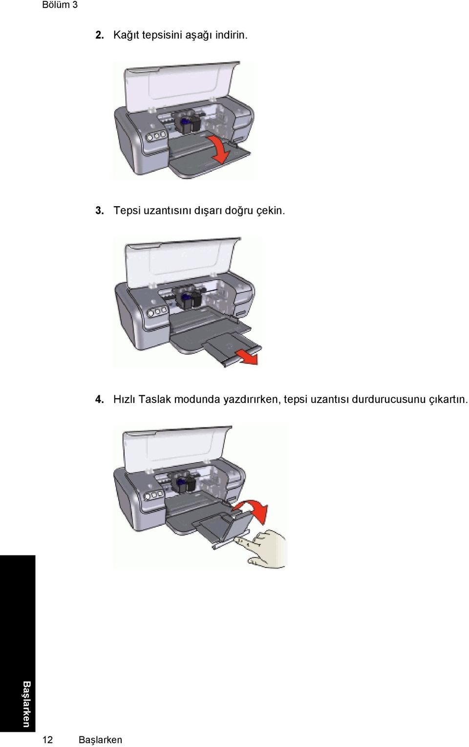 uzantısı durdurucusunu çıkartın.