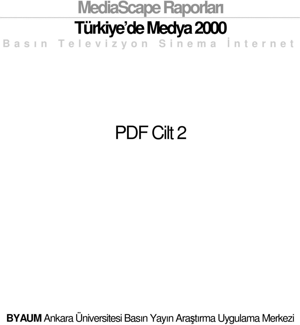 t e r n e t PDF Cilt 2 BYAUM Ankara