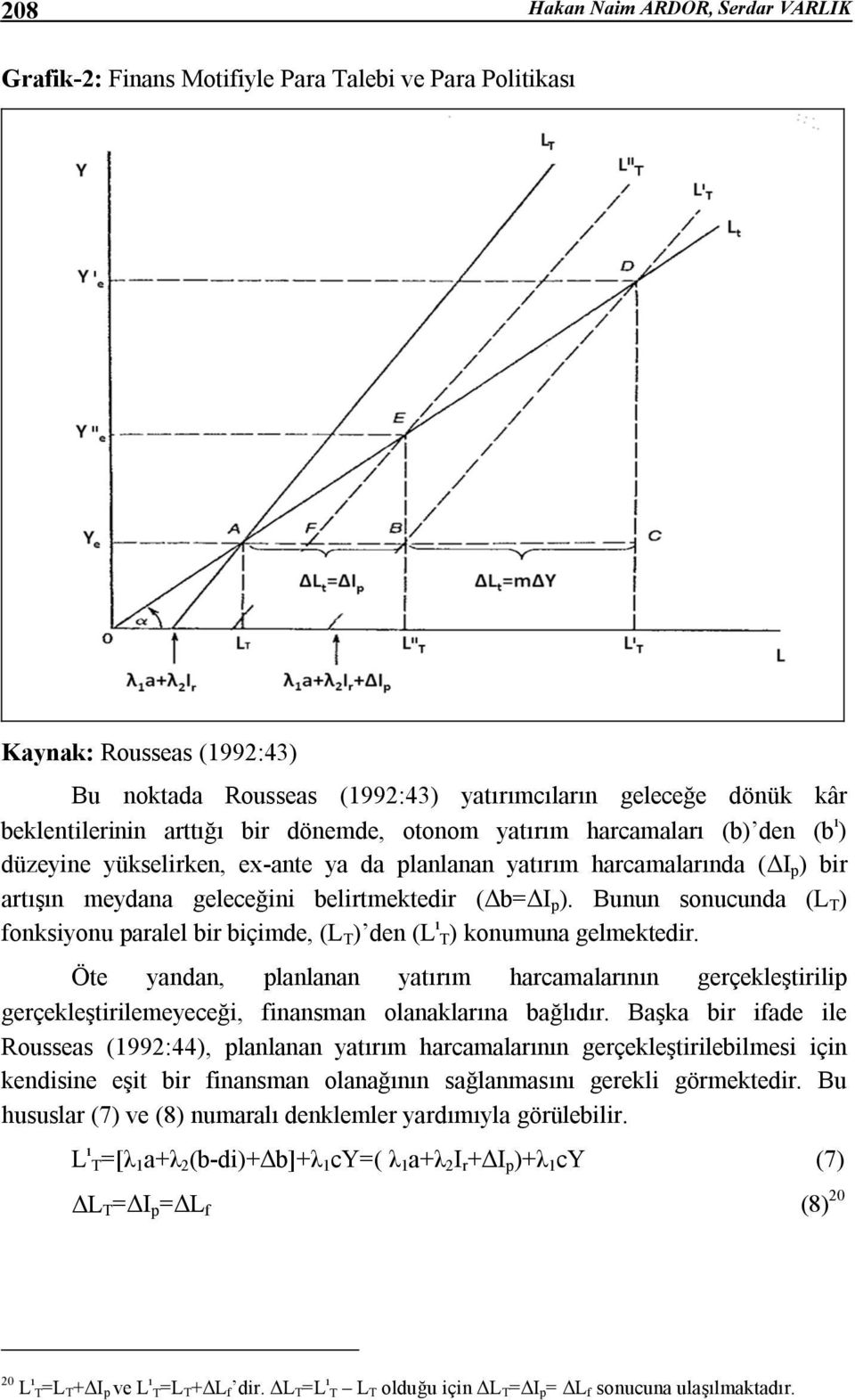 belirtmektedir (Δb=ΔI p ). Bunun sonucunda (L T ) fonksiyonu paralel bir biçimde, (L T ) den (L ı T) konumuna gelmektedir.