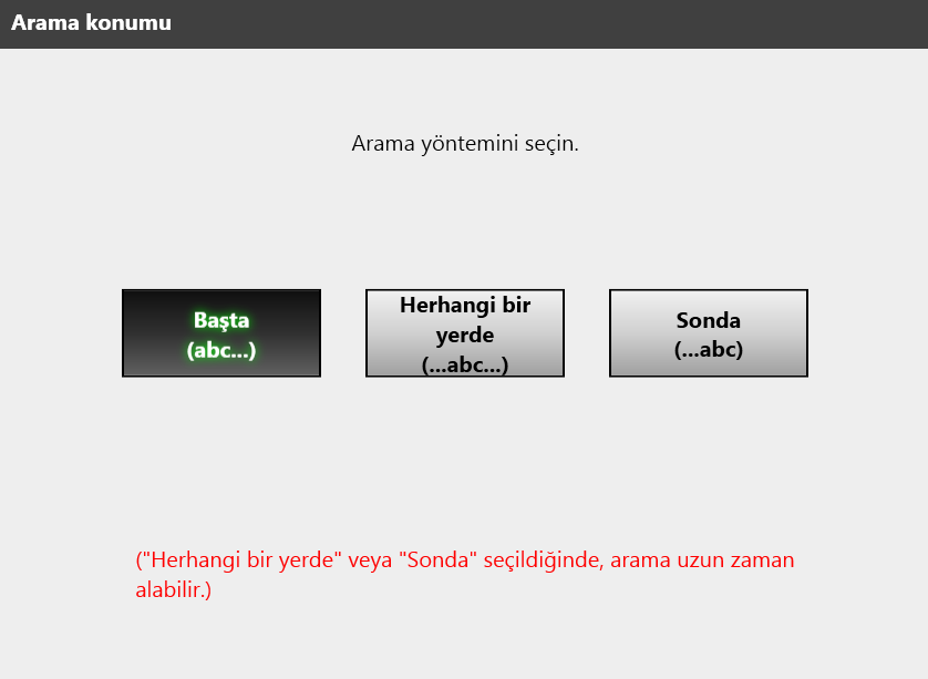 5.5 Taranan Veriyi Faks İle Gönderme 5. Bir arama konumu ayarı seçin.