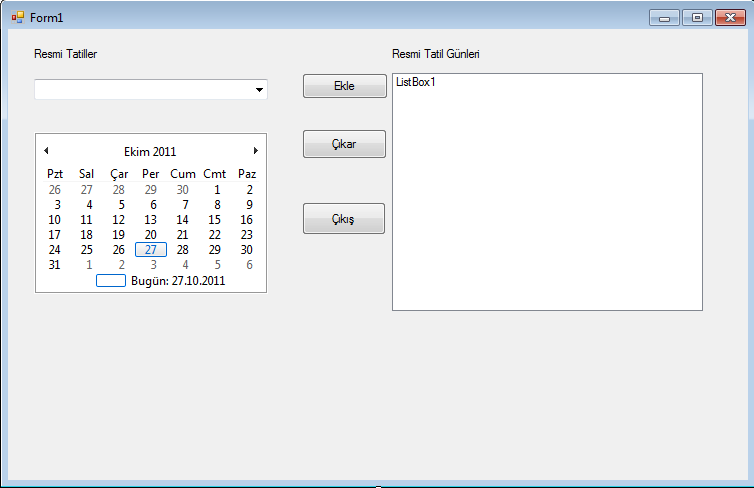 Öğr.Gör.Bülent ÇOBANOĞLU, Visual BASIC Ders Notları-II 3 Örnek 1: Ömrü yaşınızı gün, ay, yıl bazında hesaplayan programı yazınız. Sub Main() Dim T1 As Date = "17.10.1974" Dim T2 As Date = "27.10.2011" Console.